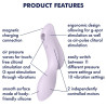 Satisfyer Stimulateur de clitoris Curvy trinity 2 Satisfyer